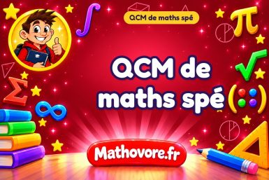 QCM de maths spé : les 26 chapitres corrigés