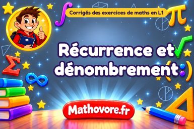 Récurrence et dénombrement : corrigé des exercices de maths en L1