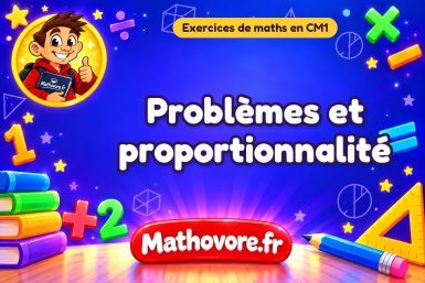 Problèmes et proportionnalité