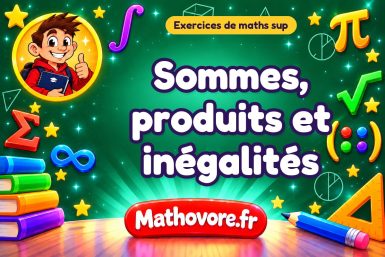Sommes, produits et inégalités