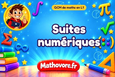 Suites numériques : QCM de maths en L1