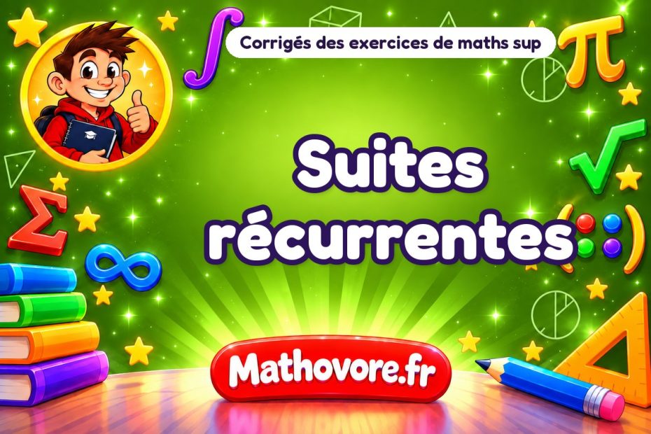 Suites récurrentes : corrigé des exercices de maths sup