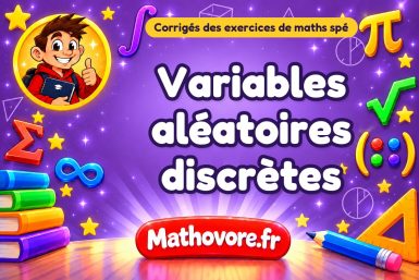 Variables aléatoires discrètes : corrigé des exercices de maths spé