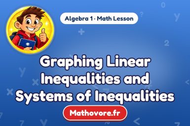 Graphing Linear Inequalities and Systems of Inequalities – Algebra 1 math lesson