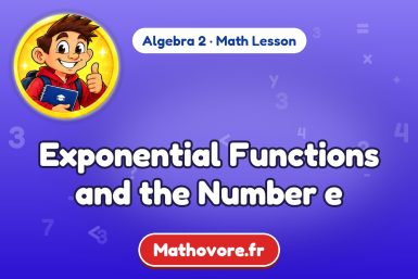 Exponential Functions and the Number e – Algebra 2 math lesson