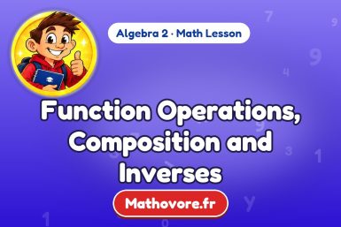 Function Operations, Composition and Inverses – Algebra 2 math lesson