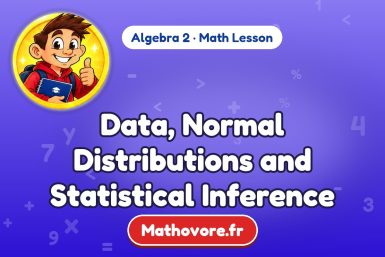 Data, Normal Distributions and Statistical Inference – Algebra 2 math lesson