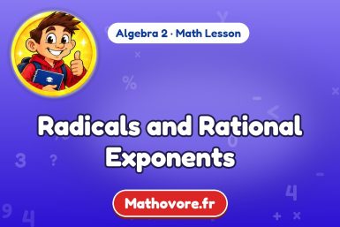 Radicals and Rational Exponents – Algebra 2 math lesson
