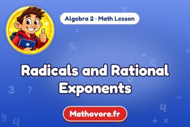 Radicals and Rational Exponents – Algebra 2 math lesson