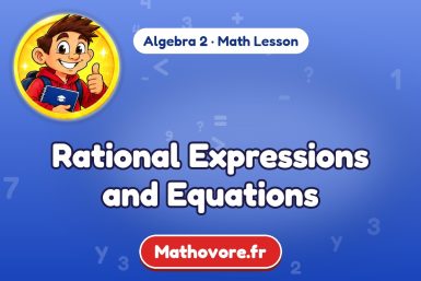 Rational Expressions and Equations – Algebra 2 math lesson