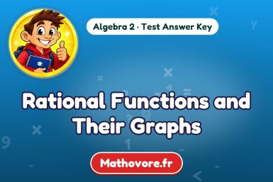 Rational Functions and Their Graphs – Algebra 2 math test answer key