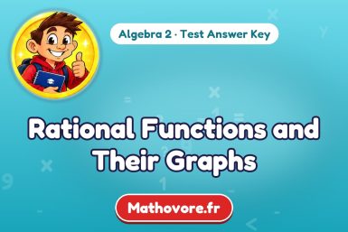 Rational Functions and Their Graphs – Algebra 2 math test answer key