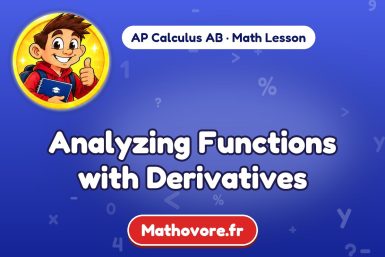 Analyzing Functions with Derivatives – AP Calculus AB math lesson