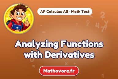 Analyzing Functions with Derivatives – AP Calculus AB math test