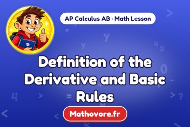 Definition of the Derivative and Basic Rules – AP Calculus AB math lesson