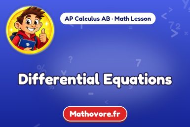 Differential Equations – AP Calculus AB math lesson