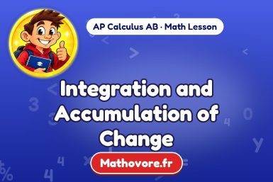 Integration and Accumulation of Change – AP Calculus AB math lesson