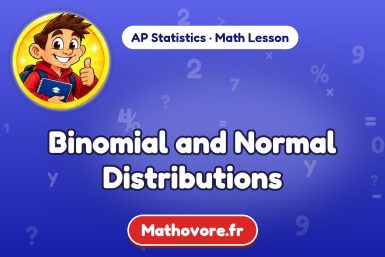 Binomial and Normal Distributions – AP Statistics math lesson