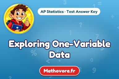 Exploring One-Variable Data – AP Statistics math test answer key