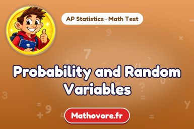 Probability and Random Variables – AP Statistics math test