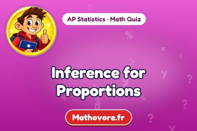 Inference for Proportions – AP Statistics math quiz