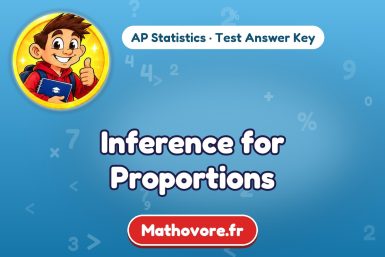 Inference for Proportions – AP Statistics math test answer key