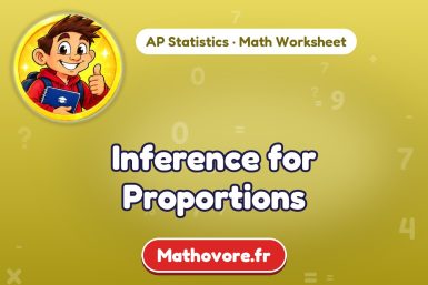 Inference for Proportions – AP Statistics math worksheet