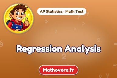 Regression Analysis – AP Statistics math test