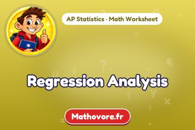 Regression Analysis – AP Statistics math worksheet