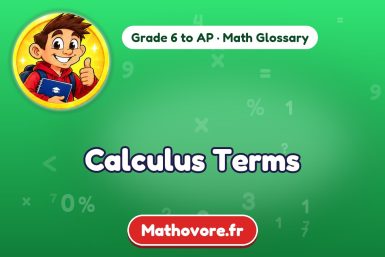 Calculus Terms – Mathovore math glossary