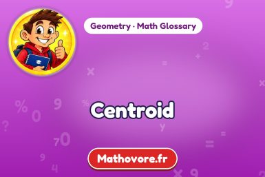 Centroid – definition and example, Geometry math glossary – Mathovore