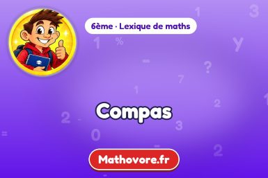 Compas : définition et exemple – lexique de maths Mathovore
