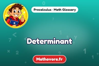 Determinant – definition and example, Precalculus math glossary – Mathovore