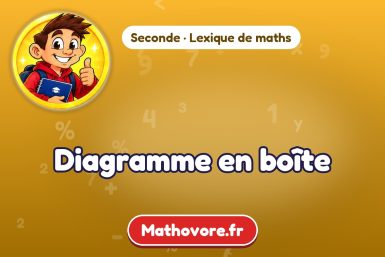 Diagramme en boîte : définition et exemple – lexique de maths Mathovore