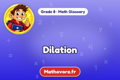 Dilation – definition and example, Grade 8 math glossary – Mathovore