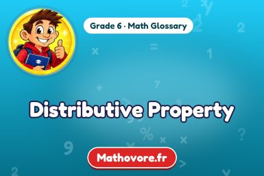 Distributive Property – definition and example, Grade 6 math glossary – Mathovore