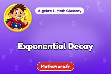Exponential Decay – definition and example, Algebra 1 math glossary – Mathovore