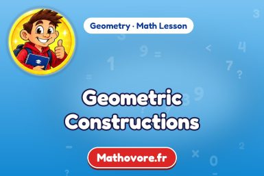 Geometric Constructions – Geometry math lesson