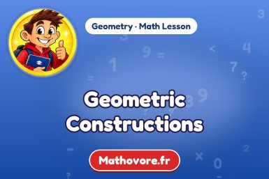 Geometric Constructions – Geometry math lesson