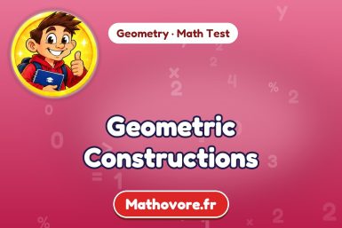 Geometric Constructions – Geometry math test