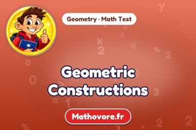 Geometric Constructions – Geometry math test