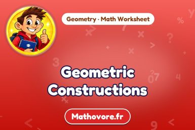 Geometric Constructions – Geometry math worksheet
