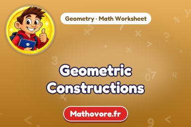 Geometric Constructions – Geometry math worksheet