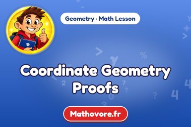 Coordinate Geometry Proofs – Geometry math lesson