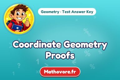 Coordinate Geometry Proofs – Geometry math test answer key