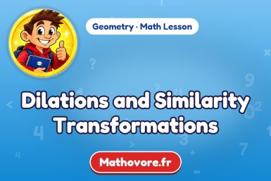 Dilations and Similarity Transformations – Geometry math lesson