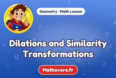 Dilations and Similarity Transformations – Geometry math lesson
