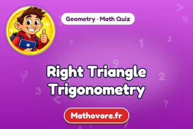Right Triangle Trigonometry – Geometry math quiz