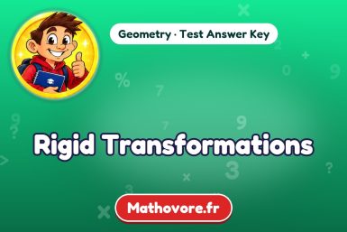 Rigid Transformations – Geometry math test answer key