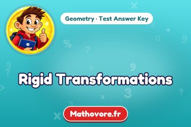 Rigid Transformations – Geometry math test answer key